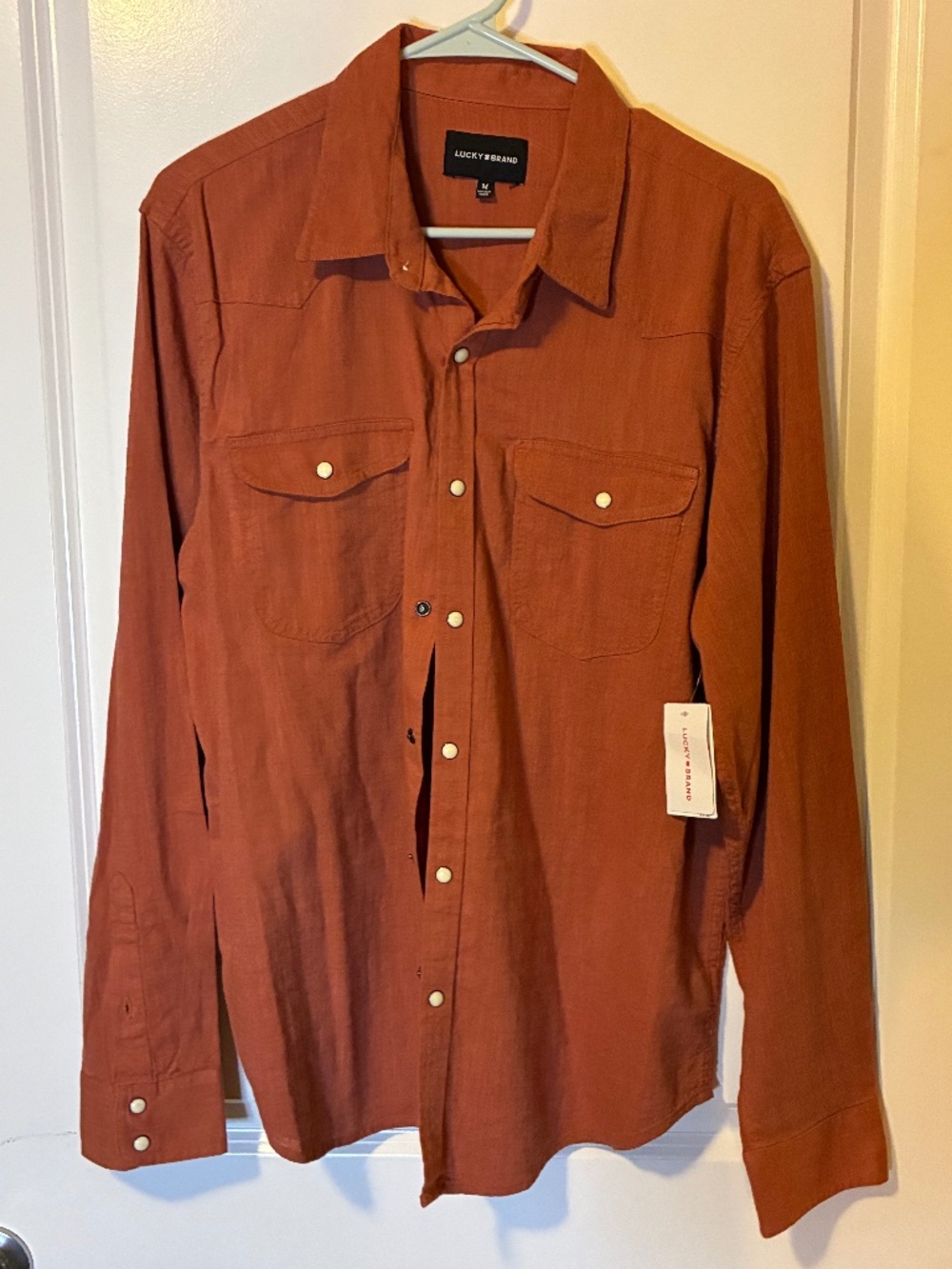 Lucky Brand Pearl Snap Long Sleeve